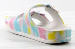 Estee Y Little Girls Two Strap Buckle Embellished Slip On Sandals 16 Estee Y Little Girls Two Strap Buckle Embellished Slip On Sandals -Bamboo Store EsteeYTieDye 5