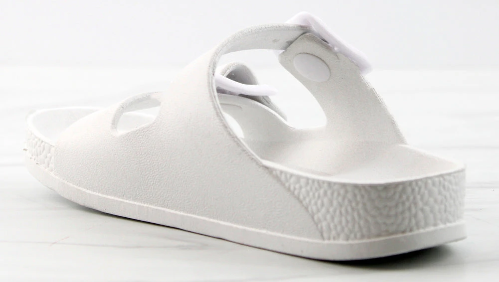 Estee Y Little Girls Two Strap Buckle Embellished Slip On Sandals 11 Estee Y Little Girls Two Strap Buckle Embellished Slip On Sandals - Image 9