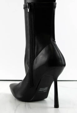 Faith Womans Stiletto Heeled Pointed Toe Ankle Boots -Bamboo Store FAITH 1