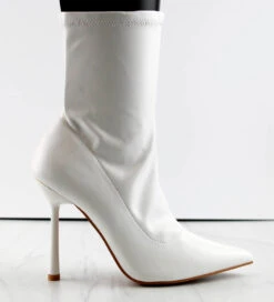 Faith Womans Stiletto Heeled Pointed Toe Ankle Boots -Bamboo Store FAITH 3