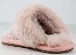 Fallon 33k Girl's Rhinestone Slip On Slippers -Bamboo Store Fallon33kBlush 3