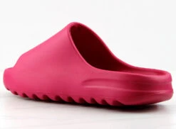 Festive Womens Casual Horizontal Grooved Outsole Slides 33 Festive Womens Casual Horizontal Grooved Outsole Slides -Bamboo Store FestiveFuchsia 1