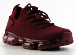 Flow 19B Womens Flyknit Lace Up Athletic Sneakers -Bamboo Store Flow19Burgendy 1