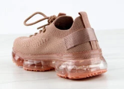 Flow 19K Little Girls Flyknit Lace Up Athletic Sneakers -Bamboo Store Flow19KMauve 3