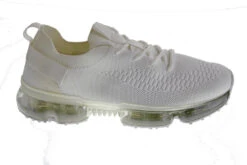 Flow 19 Womens Flyknit Lace Up Athletic Sneakers -Bamboo Store FlowWhite 3