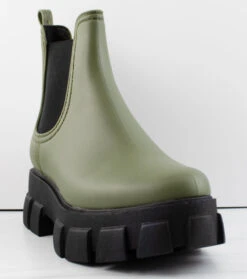 Forever Foothill 1 Women's Chunky Ridge Sole Ankle Boots -Bamboo Store Foothill1Olive 2