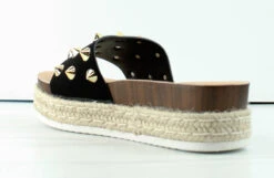 Forever Freedom 16 Womens Platform Studded Espadrille Sandals -Bamboo Store Freedom16 1