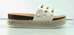 Forever Freedom 16 Womens Platform Studded Espadrille Sandals -Bamboo Store Freedom16 3