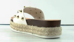 Forever Freedom 16 Womens Platform Studded Espadrille Sandals -Bamboo Store Freedom16 4