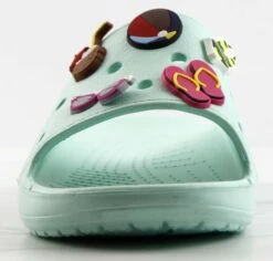 Fun Womens Decretive Pin Rubber Slides -Bamboo Store FunMint 8