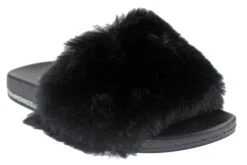 Furry Women's Ultra Soft Fluffy Slides -Bamboo Store FurryBlack 1 6495f3b9 e8d4 43ff 8ac2 7d2f0c58f5a9