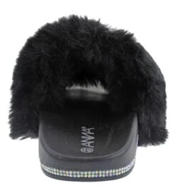 Furry Women's Ultra Soft Fluffy Slides -Bamboo Store FurryBlack 3 e523b564 4178 4b82 a6d9 ac0ff538f924