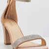 Gallery 45 Women's Strappy Rhinestone Dress Heels 2 Gallery 45 Women's Strappy Rhinestone Dress Heels -Bamboo Store Gallery 45RoseGoldDk 1