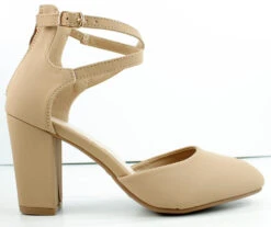 Gallery 1 Closed Toe Strappy Dress Heeled Sandals -Bamboo Store Gallery1 4