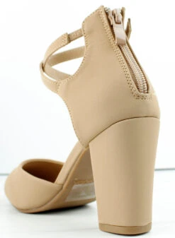 Gallery 1 Closed Toe Strappy Dress Heeled Sandals -Bamboo Store Gallery1 6