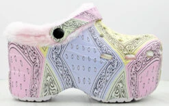 Gardener 3 Women's Fur Lined Platform Sling Back Clogs -Bamboo Store Gardener 3 PastelPink 2