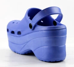 Gardener Womens Platform Sling Back Clogs -Bamboo Store GardenerBlue 3