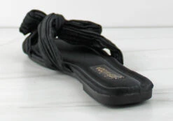 Gemma 66 Women's Satin Bow Flat Sandals -Bamboo Store Gemma66 2