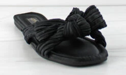 Gemma 66 Women's Satin Bow Flat Sandals