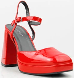 Bamboo Gradient 05 Women's Closed Toe Tall Block Platform Heels