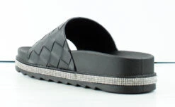 Forever Great 12 Womens Platform Rhinestone Accent Slip On Sandals -Bamboo Store Great12 1