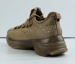 Forever Hana-49 Womens Rhinestone Lace Up Fashion Sneakers -Bamboo Store Hana 49 4