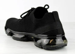 Hans 7Womens Flyknit Lace Up Athletic Sneakers -Bamboo Store Hans7Black 3