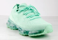 Hans 7Womens Flyknit Lace Up Athletic Sneakers -Bamboo Store Hans7Mint 1