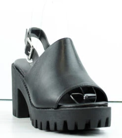 Harlem 1 Womens Peep Toe Wide Band Ankle Strap Sandals