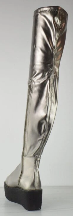 Hersey 04 TH Women's Thigh High Platform Combat Boots -Bamboo Store Hersey04TH 1