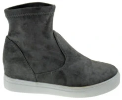 Hidden 07 Women's Knit Sneaker -Bamboo Store Hidden07Grey 2