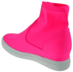 Hidden 07 Women's Knit Sneaker -Bamboo Store Hidden07NeonFuchsia 3