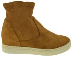 Hidden 07 Women's Knit Sneaker -Bamboo Store Hidden07Tan 2