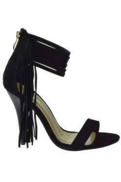 HILDA 75 Womens Fringe Open Toe High Heel Platform