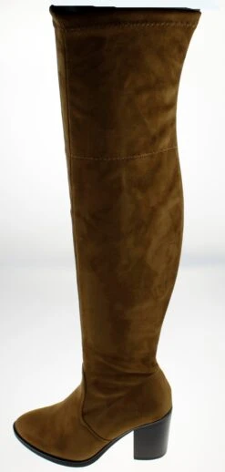 Hugo 39 Women's Thigh High Drawstring High Heel Boots -Bamboo Store Hugo39tan