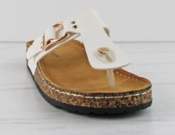 Grove 29 Women's Cork Sole Thong Slip On Sandals