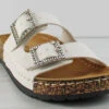 Grove 26 Women's Rhinestone Buckled Slip On Sandals 1 Grove 26 Women's Rhinestone Buckled Slip On Sandals -Bamboo Store IMG 1115
