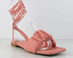 Dylan Women's Single Band Lace Up Sandals -Bamboo Store IMG 1125