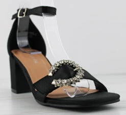 Prairie 1 Women's Single Band Rhinestone Low Dress Heels 11 Prairie 1 Women's Single Band Rhinestone Low Dress Heels -Bamboo Store IMG 1230