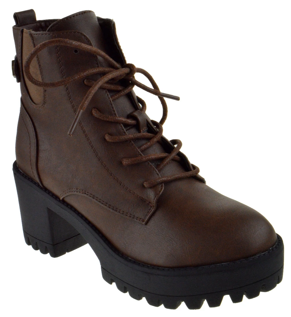 Image 16 Women's Platform Lace Up Boots 6 Image 16 Women's Platform Lace Up Boots - Image 4