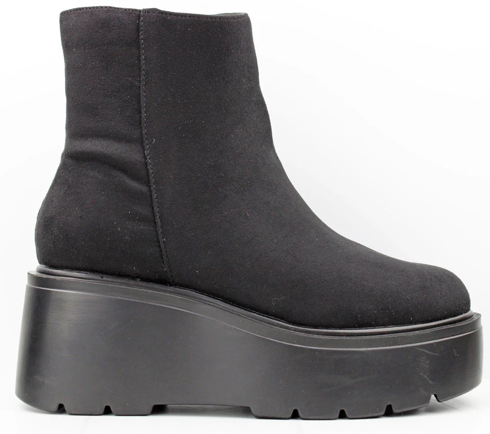 Bamboo Internal 17 Women's Flat Platform Ankle Booties 4 Bamboo Internal 17 Women's Flat Platform Ankle Booties - Image 2