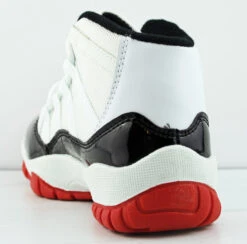 Unknown Jrd 11 Little Kids Unisex High TopBasketball Sneakers -Bamboo Store JRD1White 3