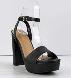 Jane-1 Womens Platform Open Toe High Heels