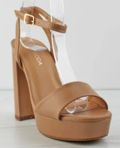 Jane-1 Womens Platform Open Toe High Heels -Bamboo Store Jane1 1