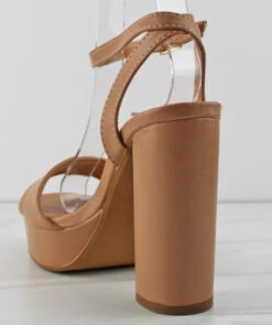 Jane-1 Womens Platform Open Toe High Heels -Bamboo Store Jane1 3