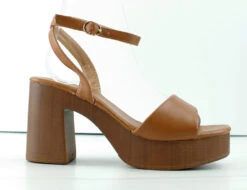 Java 7 Womens High Heel Platform Wooden Sandals -Bamboo Store Java7 6