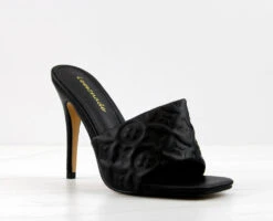 Jumeirah Womens Backless Designer Open Toe Heels