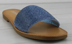 Justice Women's Comfort Rhinestone Slip On Sandals