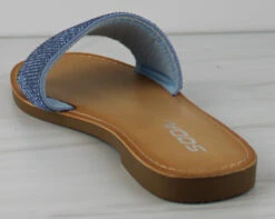 Justice Women's Comfort Rhinestone Slip On Sandals -Bamboo Store Justice 4