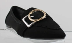 Bamboo Justify 60 Women's Pointed Toe Buckled Comfort Flats